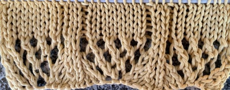 Come fare un bordo traforato ai ferri (tecnica top down)