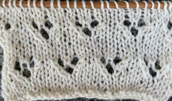 Come fare il punto Sycamore eyelets ai ferri (tecnica bottom up)