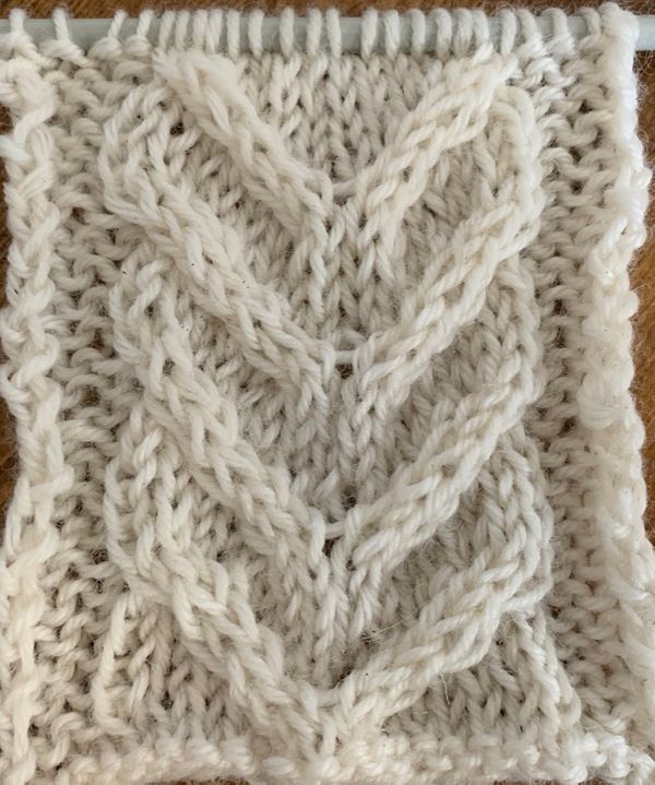 Come fare la treccia Staghorn ai ferri (tecnica top down)