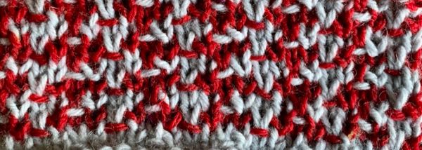 Come fare il punto Tweed puntinato ai ferri