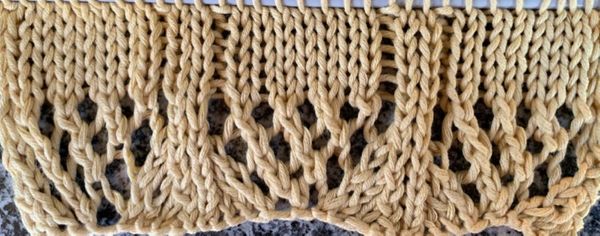 Come fare un bordo traforato ai ferri (tecnica top down)