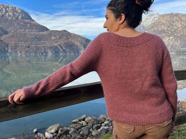 Come lavorare un maglione con sprone rotondo